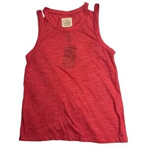 CHASER Fruity Slub Jersey Strappy Cutout Tank Size Small NWT